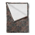 thumbnail image 2 of Persian Soft Flannel Fleece Blanket, Paisley Pattern with Oriental Style Flower Arrangement Middle Eastern Leaf Motifs, Cozy Plush for Indoor and Outdoor Use, 70" x 90", Multicolor, by Ambesonne, 2 of 5