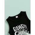 thumbnail image 6 of Genuiskids Toddler Newborn Infant Boy Summer Clothes Set Dinosaur Sleeveless Vest Top T-Shirt Shorts Pants Outfits 0-3 Years, 6 of 8