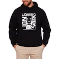 thumbnail image 6 of Lions School Spirit Hoodie for Men and Women Game Day Lion Mascot Team Pride Pullover Sweatshirt Black Hoodie Small, 6 of 8