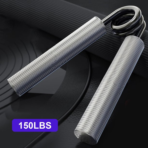 Entrenador de fuerza de agarre, pinza de mano de Metal antideslizante, ejercitador muscular del antebrazo, rehabilitación de manos, ejercicio, 100-300 libras, 1 unidad