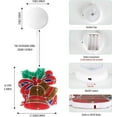 thumbnail image 2 of Hwkond Outdoor Christmas Decor Christmas Window Hanging Lights,Warm Christmas Window Suction Cup Lamp LED,MulticolorA, 2 of 6