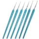 thumbnail image 2 of EeaseMX 6 pinceles con punta de pelo de lobo, pinceles profesionales para detalles finos, pintura y dibujo (azul cielo), 2 of 7