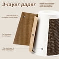 thumbnail image 3 of 12 Oz Disposable Coffee Cups,40 Pack Disposable Ripple Wall Paper Cup with Lids, 3 of 7