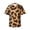 Leopard Skin Pattern, variant on Leopard Skin Pattern Men'S 3d Print Casual Button Down Shirts, Novelty Hawaiian Short Sleeves Xl