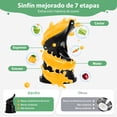 thumbnail image 2 of Extractor de Jugo Profesional Exprimidor Aeitto 250W 1.7L Negro, 2 of 6