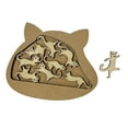 thumbnail image 1 of Juegos de rompecabezas de madera, juguetes Montessori, juguetes educativos de aprendizaje temprano, rompecabezas de juguete, para mayores de 4 años, gato acrobático CUTICAT Rompecabezas Montessori, 1 of 8