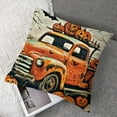 thumbnail image 7 of Happy Halloween Decorative Throw Pillow Covers  Trick or Treat Pumpkin Truck Porch Patio Outdoor Pillowcase, Jack O Lantern Bat Spider Fall Holiday Cushion Case Home Decor, 7 of 7