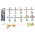 thumbnail image 1 of Shisuyan Pendentif Peinture Diamant Croix en Plastique Couleurs Assorties 1 Ensemble 3.74x2.76x0.08 Po, 1 of 8