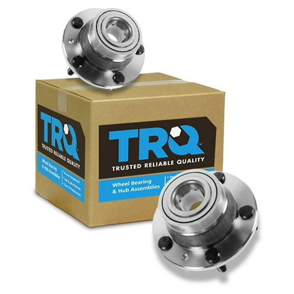 TRQ Wheel Hub & Bearing Assembly Rear Pair for Ford Fusion Milan MKZ Mazda 6 FWD BHA53693