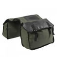 thumbnail image 4 of Fyearfly Bike Bag, Multi?function Large Capacity Canvas Saddle Bag Cycle Storage Pouch for Bicycle Rear Rack Carrier Accessories, 4 of 7