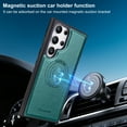 thumbnail image 5 of For Samsung Galaxy Note 20 Case with 2 in 1 Detachable Magnetic Wallet RFlD Blocking Card Slots Pocket, Compatible MagSafe, Back Flip Kickstand Premium PU Leather Wireless Charging Phone Case,Green, 5 of 9