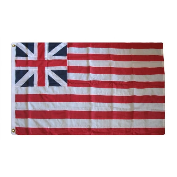 3x5 Embroidered Sewn UK Grand Union 300D Nylon Flag 3'x5' 2 Clips Heavy Duty