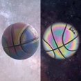 thumbnail image 1 of Pelota de baloncesto reflectante para interior y exterior, pelota luminosa de Color holográfico, brillante, Tamaño 7 Fivean unisex, 1 of 2
