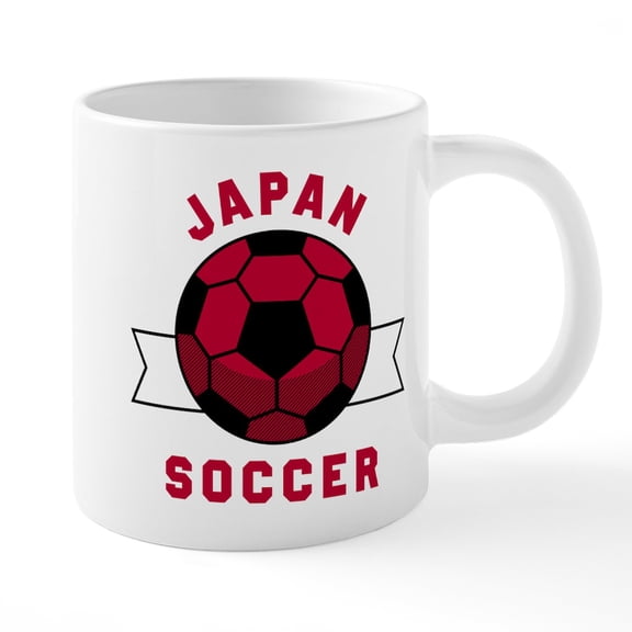 CafePress - Japan Soccer Mugs - 20 Oz White Ceramic Mega Mug