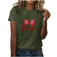 thumbnail image 1 of RXMEKW Chemises à Manches Courtes pour Femmes, T-Shirts Décontractés Imprimés à Col Rond pour Femmes, 1 of 8