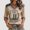 White, variant on Women's 9/11 25th Anniversary Shirt, Never Forget Memorial Graphic V Neck 3/4 Sleeve Top, Patriotic Twin Towers 2001-2026 T-Shirt