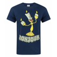 thumbnail image 1 of Beauty And The Beast Mens Bonjour T-Shirt, 1 of 3