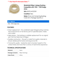 thumbnail image 2 of Windshield Wiper Linkage Bushing - Compatible with 1982 - 1989 Dodge Aries 1983 1984 1985 1986 1987 1988, 2 of 2