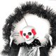 thumbnail image 2 of Corona Colgante De Fiesta De Corona De Payaso De Terror Con Muñeco De Payaso Para Decoración De Puerta De Pared De Halloween seitruly HA037219-00, 2 of 6