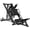Black, variant on 2 in 1 Leg Press Hack Squat Machine for Home Gym | 1500LBS Weight Capacity Strength Trainer with Linear Bearings & Band Pegs, Professional Lower Body Machine for Quads, Glutes