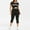 Black, variant on nsendm Sport Seven Points Leggings Pants Casual Size Women Plus Straps Casual Plus Size Pants Beach Clothes for Women plus Size Pants Black 5X-Large