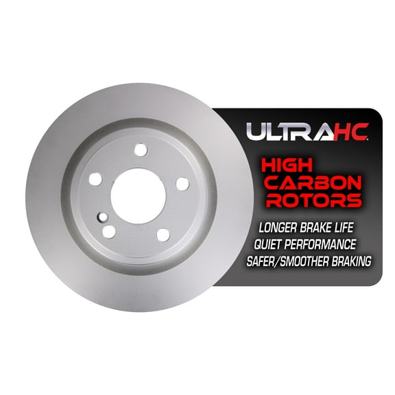 UltraHC Coated High Carbon Brake Rotor, Rear UR005321, Mercedes-Benz CLA250 2018-2014