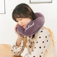 thumbnail image 2 of Pillow for U Shaped Neck Pillow Support Ergonomic Design for Comfortable Sleep and Neck Recovery, 2 of 5