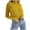 Yellow, variant on Sevevn Sweaters for Women Fashion Women's Casual Collar Button Solid Color Base Knitted Sweater Christmas Gift