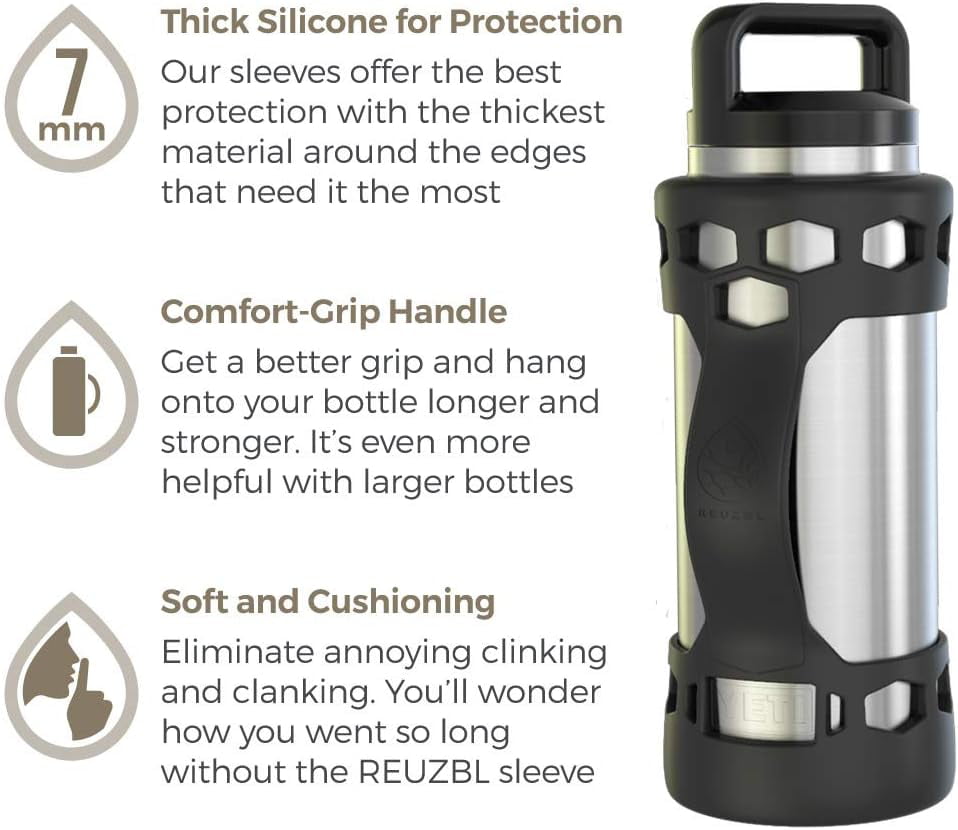 REUZBL Bottle Bumper Silicone Boot Sleeve Protector Accessories