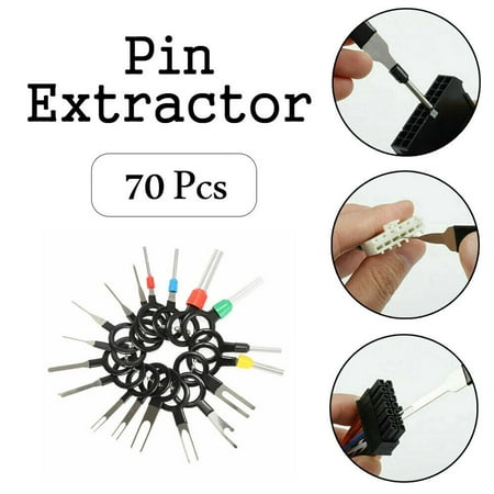

Ruibeauty 70Pcs Terminal Removal Connector Tool Set Pin Ejector Wire Kit Extractor Auto