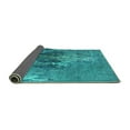 thumbnail image 2 of Ahgly Company Indoor Rectangle Oriental Turquoise Blue Industrial Area Rugs, 8' x 12', 2 of 4