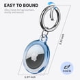 thumbnail image 4 of GOSCHE Airtag Holder 4 Pack Apple Airtag Keychain Waterproof Airtag Case for Dog Collar Kids Bag Luggage 4 Colors, 4 of 7