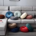 thumbnail image 2 of Pure Color Model Room Pillow Pumpkin Living Room Pillow Sofa Round Soft Fabric Cushion Good Elasticity, 2 of 7