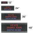 thumbnail image 3 of State Inspection Done Here Vinyl Decal 24 Inch x 9 Inch Weatherproof Heavy-Duty Adhesive Backing | Reliable Auto Services, Professional Checks, Affordable Pricing | Made in USA, 3 of 6