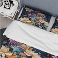 thumbnail image 4 of Designart "Paisley Garden Enchantment In Marble" Beige Marble Bedding Covert Set - Glam Bed Set With 1 Sham, 4 of 5