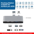 thumbnail image 2 of Estación de acoplamiento USB Hub HDMI 4K para Surface Pro 6/5/4, 2 of 8