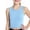 Light Blue, variant on KAUOD Girls Tank Tops Ribbed Knit Athletic Sleeveless Crop Vest Kids Basic Solid Workout Dance Pullover Shirts
