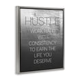 thumbnail image 3 of Stupell Industries Contemporary Hustle Motivational Definition Gray Floating Frame Canvas Art, 17 x 21, by Lil' Rue, 3 of 8