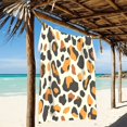thumbnail image 2 of Ryvnso Leopard Print Oversized Beach Towel Microfiber Bath Blankets Swimming Fitness 37" x 74", 2 of 5