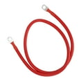 thumbnail image 1 of 1 Pc Cable de Inversor de Batería 6 AWG Gauge 2.5FT 5/16" Terminal de Batería Universal para Automóvil Vehículo Barco RV Solar Cobre Estañado Rojo, 1 of 7