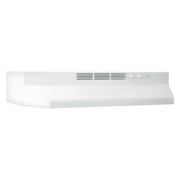 Broan-NuTone 412401 Non-Ducted Under-Cabinet Ductless Range Hood Insert, 24-Inch, White CA2