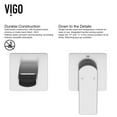thumbnail image 2 of VIGO Atticus Single Handle Wall Mount Bathroom Faucet in Chrome, 2 of 11