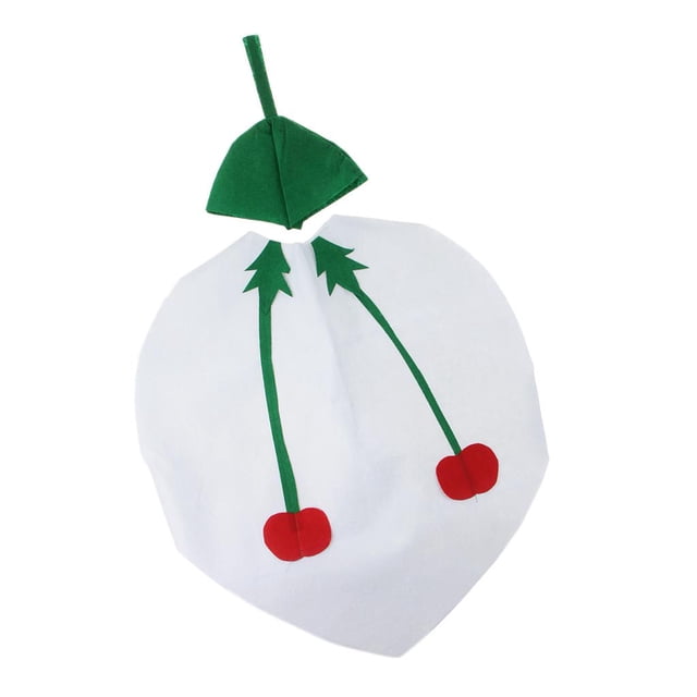 Disfraces de frutas surtidas Traje de tela de una pieza Sombrero Cosplay para niños - Rojo, se describe - cereza tal se describe Macarena traje de frutas para niños