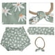 thumbnail image 3 of Conjunto de diadema, pantalones cortos sin mangas recién nacido tela para fotografía para vacaciones para la vida diaria,Pantalones cortos para bebés Diadema Pantalones cortos para bebés Pantalones co, 3 of 7
