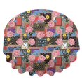 thumbnail image 2 of Pioneer Flower Floral Print Pattern Round Tablecloth 60 X 60 Inch, Wrinkle Resistant Wipeable Table Cloth for Kitchen Dining Picnic Patio Party, 2 of 6