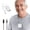 White, variant on Wireless Earbuds for TV Watching, Neckband TV Headphones Wireless for Senior with USB Extension Cord Transmitter, Support Optical, 3.5 mm AUX, No Delay (black)
