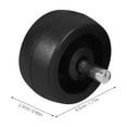thumbnail image 6 of OULII 2Pcs Smooth Rolling Casters for Deck Umbrella Base Replacement, 6 of 8