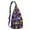 Purple, variant on Waterproof Sling Backpack for Women – Lightweight Crossbody Chest Bag with Adjustable Strap for Travel & Outdoor – Hawaiian Sea Turtle Print, Tropical Ocean Marine Life Design