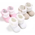 thumbnail image 2 of Newborn Baby Girls Boys Boots Soft Anti-Slip Sole Warm Winter Snow Booties Toddler Infant Prewalker Shoes, 2 of 7