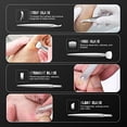 thumbnail image 3 of Pedicure Knife Ingrown Toenail Kit, 4 PCS Professional Pedicure Tool Kit, Top Notch Foot Blade (Leather case included), 3 of 7